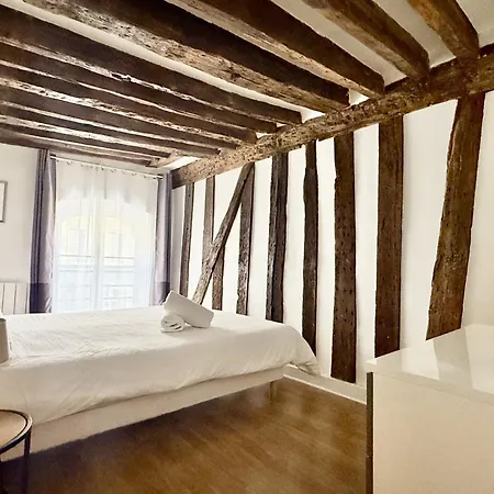 Appartamento Marais 80 M2-notre Dame-louvre 10 Min Walk *