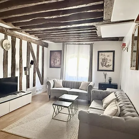 Appartamento Marais 80 M2-notre Dame-louvre 10 Min Walk *
