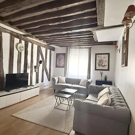 Appartamento Marais 80 M2-notre Dame-louvre 10 Min Walk *